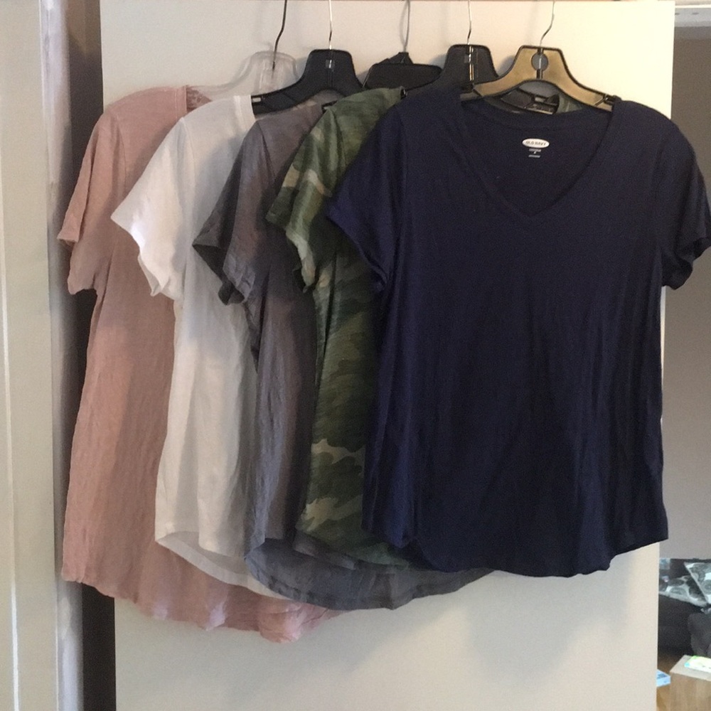 Lot of 5 Old Navy Everywear Tees